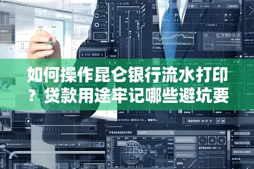 如何操作昆仑银行流水打印?贷款用途牢记哪些避坑要点?
