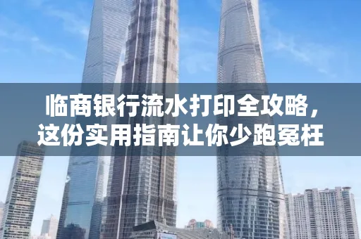 临商银行流水打印全攻略,这份实用指南让你少跑冤枉路