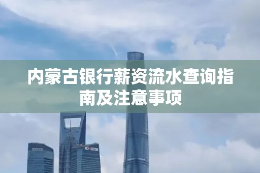 内蒙古银行薪资流水查询指南及注意事项
