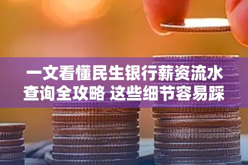 一文看懂民生银行薪资流水查询全攻略 这些细节容易踩雷