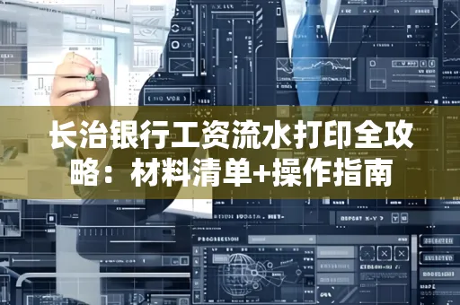 长治银行工资流水打印全攻略:材料清单+操作指南