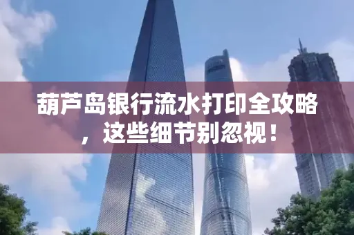 葫芦岛银行流水打印全攻略，这些细节别忽视！