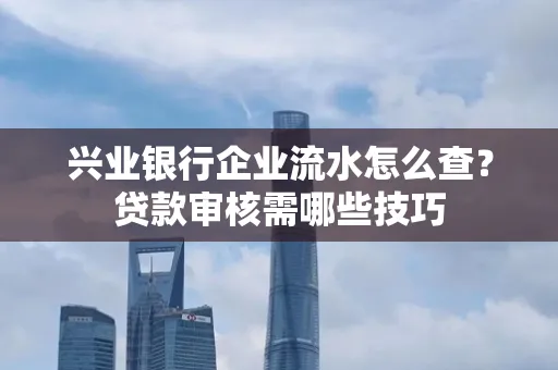 兴业银行企业流水怎么查?贷款审核需哪些技巧