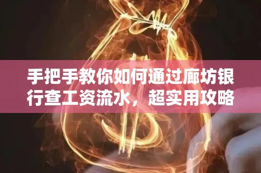 手把手教你如何通过廊坊银行查工资流水,超实用攻略不走弯路