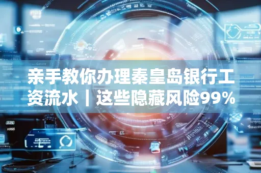 亲手教你办理秦皇岛银行工资流水|这些隐藏风险99%的人都忽略了