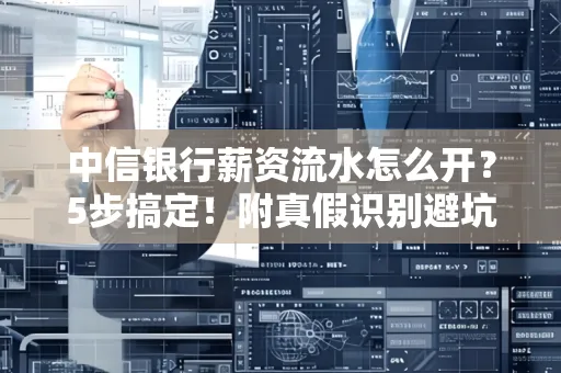 中信银行薪资流水怎么开?5步搞定!附真假识别避坑指南