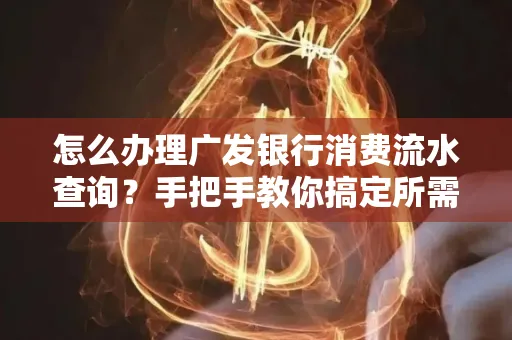 怎么办理广发银行消费流水查询?手把手教你搞定所需材料和流程
