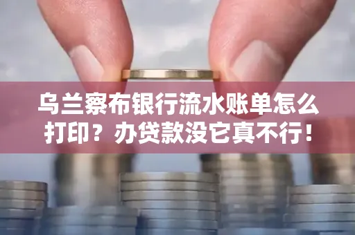 乌兰察布银行流水账单怎么打印?办贷款没它真不行!