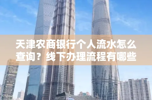 天津农商银行个人流水怎么查询?线下办理流程有哪些?高效省时技巧