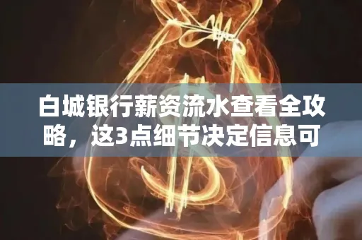 白城银行薪资流水查看全攻略，这3点细节决定信息可靠性