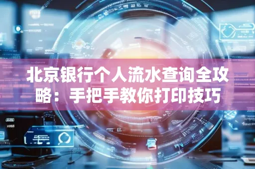 北京银行个人流水查询全攻略:手把手教你打印技巧