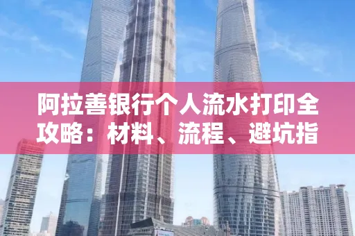 阿拉善银行个人流水打印全攻略：材料、流程、避坑指南一网打尽