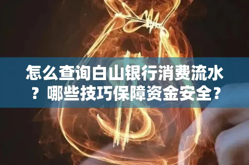 怎么查询白山银行消费流水？哪些技巧保障资金安全？